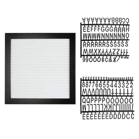 8" x 8" White Felt Letter Board by Make Market®